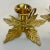 1970s Vintage Traditional Americana Brass Poinsettia Candle Holders - A Pair, Christmas For Sale - Image 9 of 12