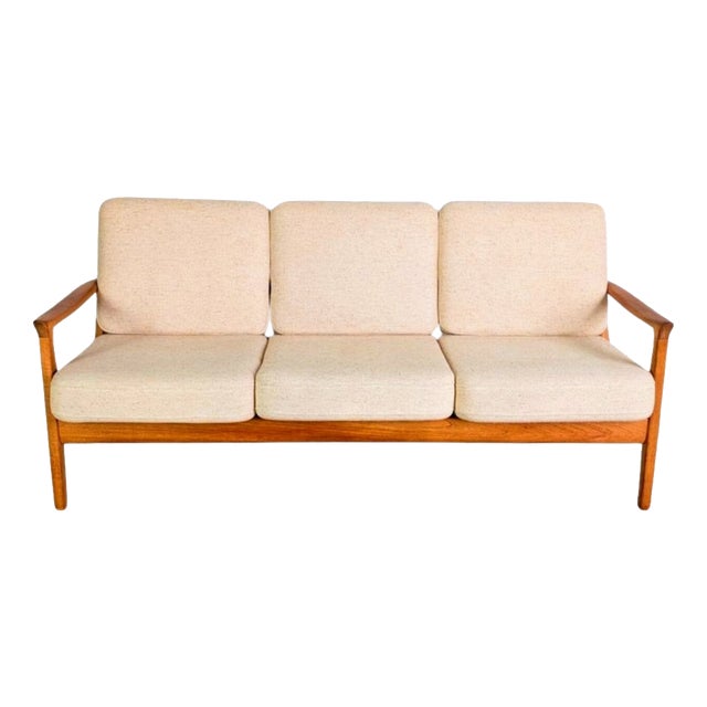 Mid-Century Modern Sofa in Teak from France & Søn For Sale