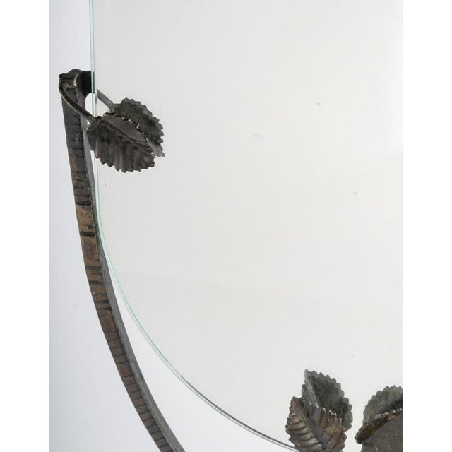 Art Deco Wrought Iron Table Mirror, 1930s For Sale - Image 4 of 7
