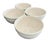 Kate Spade by Lenox "Sculpted Stripe" All-Purpose Bowls in Blush - Set of 4 For Sale - Image 9 of 11