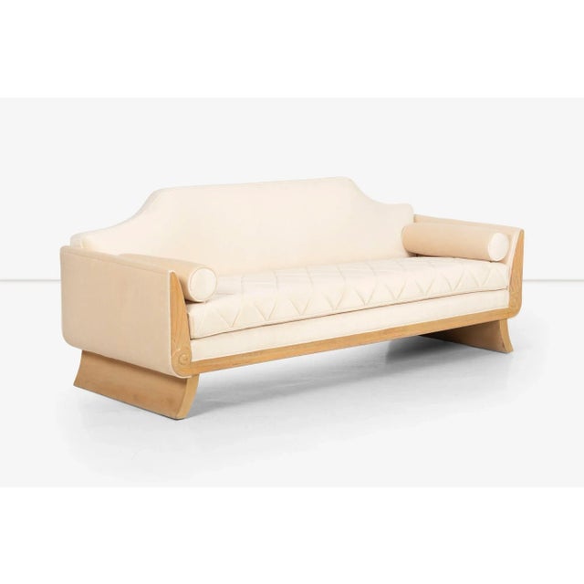Historic Casa Encantada Sofa by Robsjohn-Gibbings for Peterson Studios (1937) A rare custom Neo-Classical Art Moderne...
