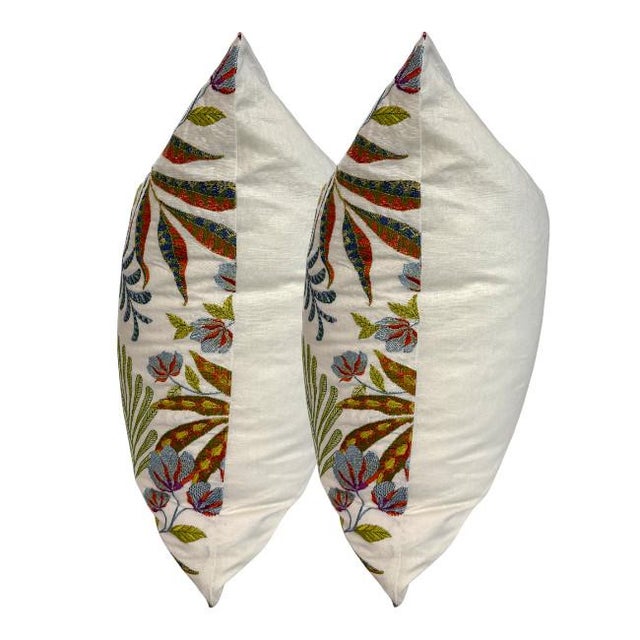 Pair of 24'' Ann Gish Cloud Cover Pillows For Sale In West Palm - Image 6 of 6