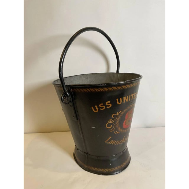 Authentic Ships Deck Bucket For Sale - Image 9 of 11