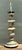 Vintage Distressed Wood Table Lamp For Sale - Image 15 of 16
