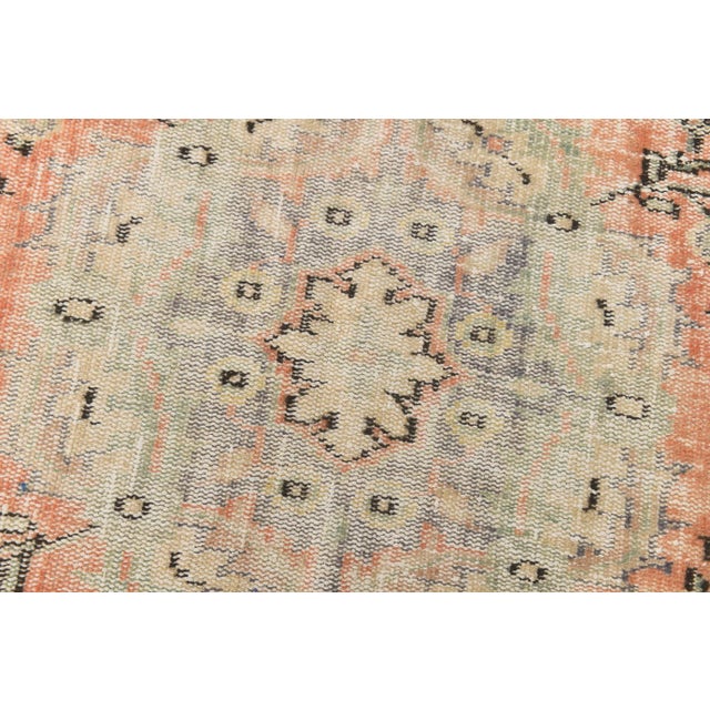 Vintage Handmade Rug in Wool For Sale - Image 6 of 11