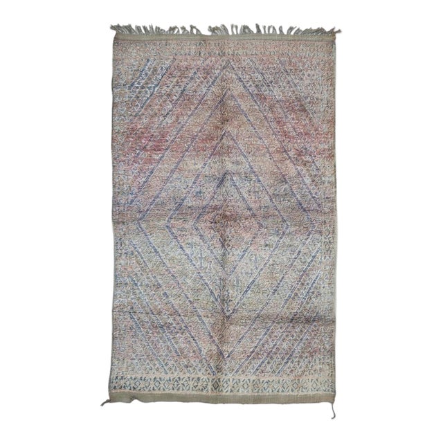 Vintage Beni M'Guild Rug - 10 X 6.2 Ft For Sale
