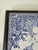 Vintage French Blue & White Faience Tile Trivet in Carved Wood Frame For Sale - Image 11 of 12