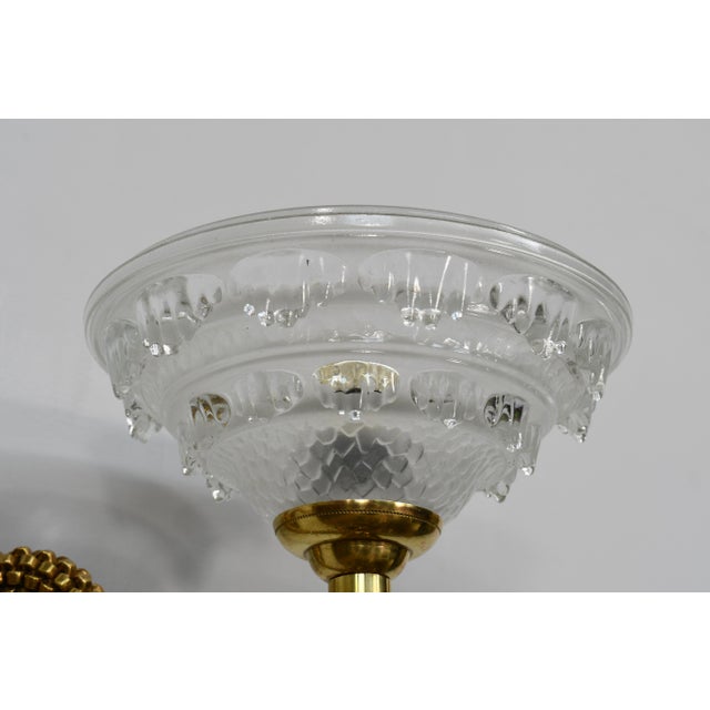 A Pair of French Art Deco Wall Sconces by Boris Lacroix 1930s France For Sale - Image 11 of 13