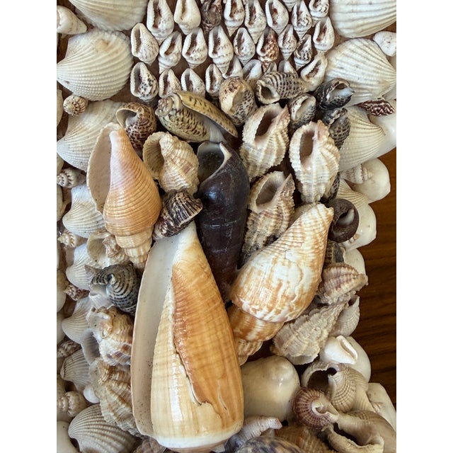 Pair Vintage Handcrafted Coastal Seashell Encrusted Coastal Bookends For Sale - Image 10 of 12