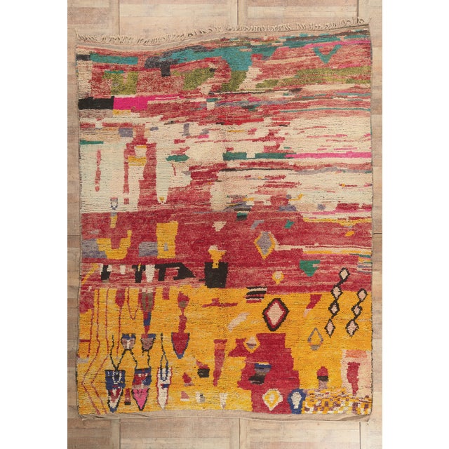Contemporary Boujad Moroccan Rug, 09'11 X 12'09 For Sale - Image 10 of 10