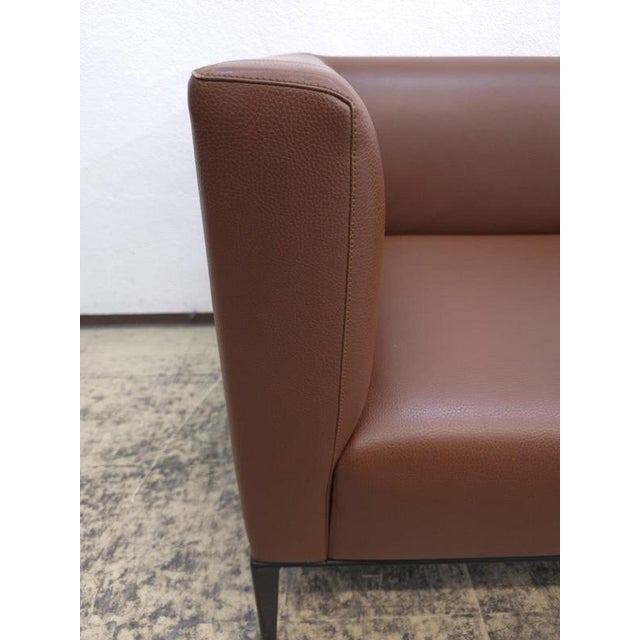 Walter Knoll Jaan 2-Seater Sofa in Cognac Leather by Walter Knoll For Sale - Image 4 of 18