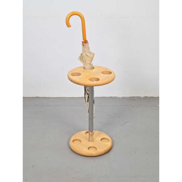 Khaki Umbrella Stand by Brødrene Andersen Møbelsnedkeri For Sale - Image 8 of 11