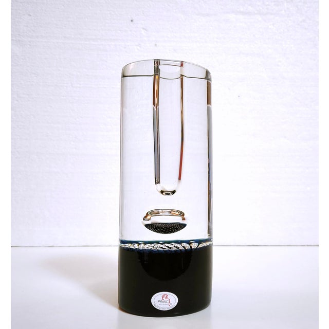 Glass Vase by Pavel Havelka for Princ Art Glass, Czech, 1990s For Sale - Image 7 of 13