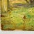 Post Impressionist Early 20th Century Joyous Original O/B Post Impressionist Painting of Scenic River Scene With Vine Covered Pergola For Sale - Image 3 of 10