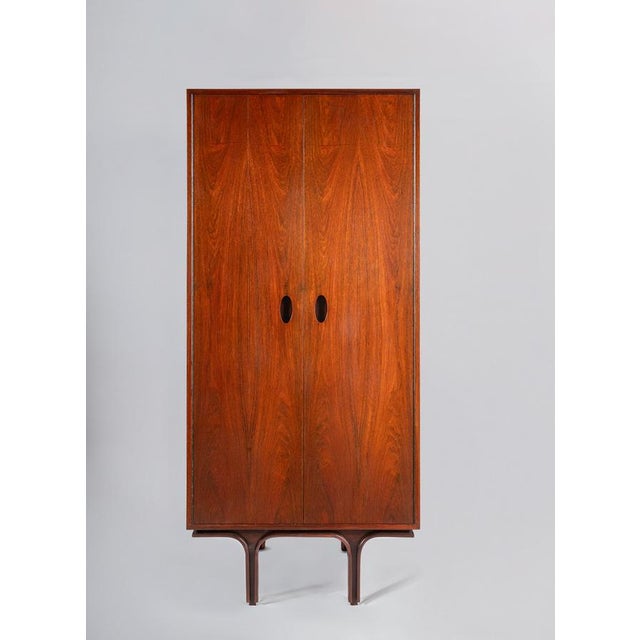 Rosewood Armoire by Gianfranco Frattini for Bernini, Italy, 1960s For Sale - Image 13 of 13