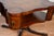 1930 English Regency Mahogany & Leather Top Center Table / Hall Table For Sale - Image 9 of 15