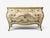 Chinoiserie Venetian, Chinoiserie Bombé Commode, Beige Painted, Faux Marble, Italy, 1920s For Sale - Image 3 of 18