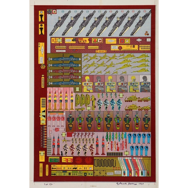 Eduardo Paolozzi, Agile Coin Gross Decision, 1970, Screenprint For Sale - Image 6 of 6