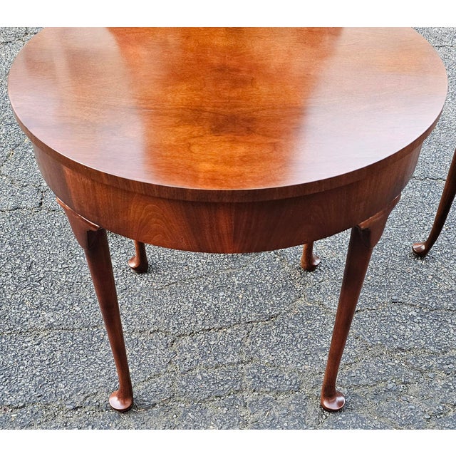 Set of 2 Vintage Baker Furniture Side Tables For Sale - Image 11 of 12