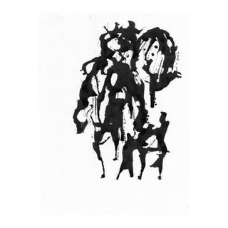 1991 Mark Dorman Abstract Dancers Painting For Sale