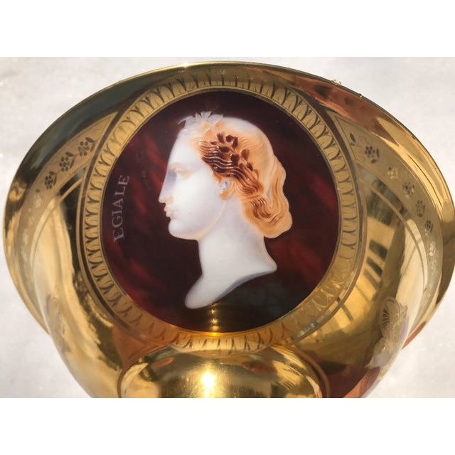 Empire Porcelain Bowl With Cameo Profiles For Sale In New York - Image 6 of 11