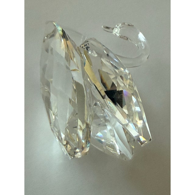 Swarovski Marked Swan Small-Faceted Bottom - Beauties of the Lake Vtg. 1982 For Sale - Image 11 of 12
