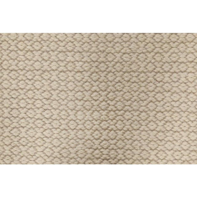 Modern Modern Solid Beige Flat-Weave Rug by Doris Leslie Blau For Sale - Image 3 of 6