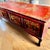 Vintage Chinese Red Lacquer Low Kang Coffee Table With Drawers, Hand-Painted, Mid-20th Century For Sale - Image 11 of 14