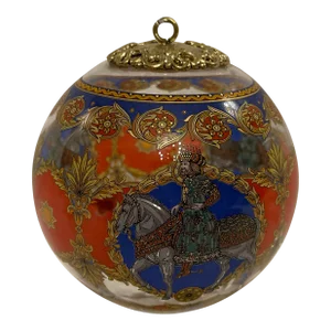 Vintage Rosenthal Versace Crystal Globe Ornament