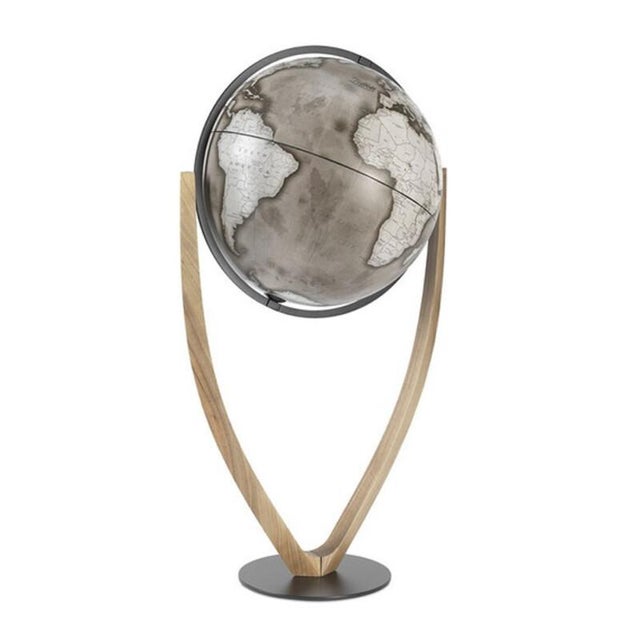 Vertigo Noir Globe by Zoffoli Mappamondi For Sale - Image 6 of 6
