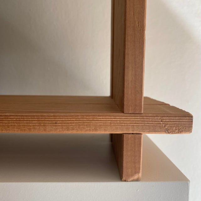 Wood Mid-Century Pine Shelf, 1970s For Sale - Image 7 of 13
