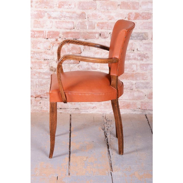 Art Deco Armchair in Beech from Jules Leleu, France, 1930s For Sale - Image 9 of 15