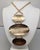 Vintage 1972 Signed Napier Brutalist Bumpy Pendant Necklace For Sale In Philadelphia - Image 6 of 6
