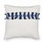 Textile Contemporary Schumacher Piet Performance Linen Blanc Two-Sided Pillow With Juno Fringe Tape For Sale - Image 7 of 7