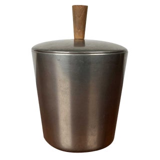 Mid-Century Modern Pewter Bowl with Lid from K.M.D., 1960s For Sale