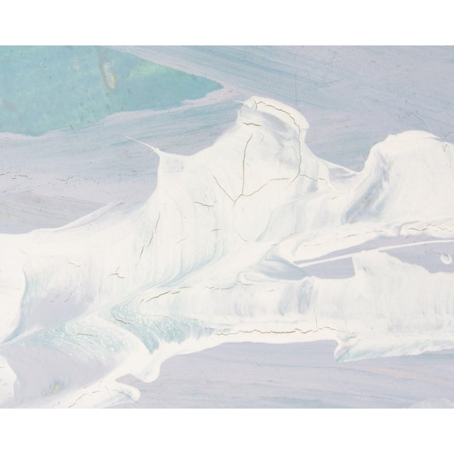 1980s 1980s Abstract Acrylic Landscape by Harry Hilson For Sale - Image 5 of 7