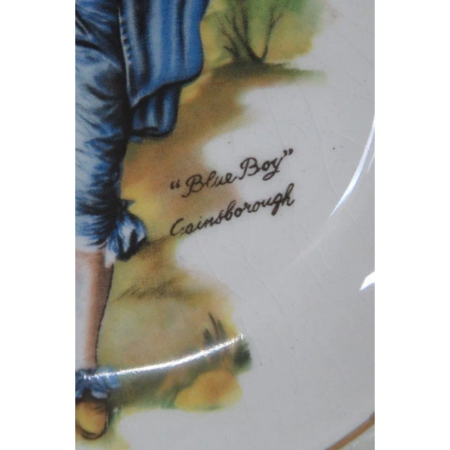 Wood and Sons England Porcelain Blue Boy Trinket Vanity Dish For Sale In Miami - Image 6 of 9