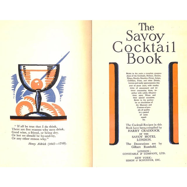1930s "The Savoy Cocktail Book" 1933 Craddock, Harry For Sale - Image 5 of 10