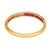 Vintage 6.50 Carat Diamond Ruby 18k Yellow Gold Bangle For Sale In Los Angeles - Image 6 of 7