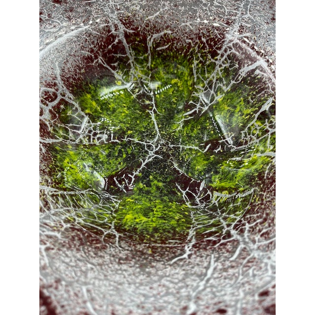 Glass Vintage Art Deco Glass Bowl by Karl Wiedmann for WMF, 1930s For Sale - Image 7 of 13