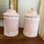 Rare vintage Italian neoclassical style jasperware in pretty pink.