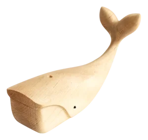 Whale I Piccolini Wooden Animal Figure by Viviana Degrandi for Emko