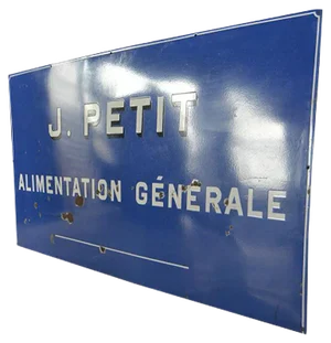 J. Petit Sign, France, 1940s