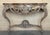 Late 19th Century French Louis XIV Style Carved Painted Wall Mounted Console Table with wood top For Sale - Image 6 of 18
