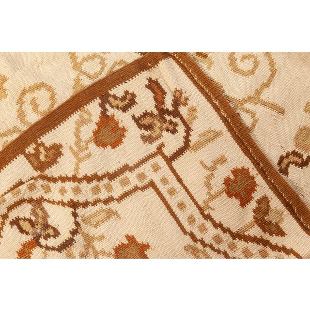 Contemporary Bessarabian Style White, Beige, Brown Wool Rug by Doris Leslie Blau For Sale In New York - Image 6 of 6