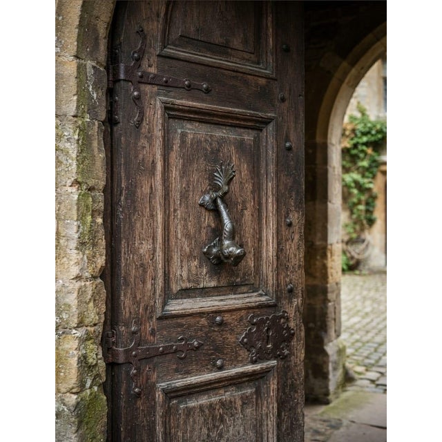 Vintage Cast Iron Nautical Sea Creature Door Knocker For Sale - Image 12 of 12
