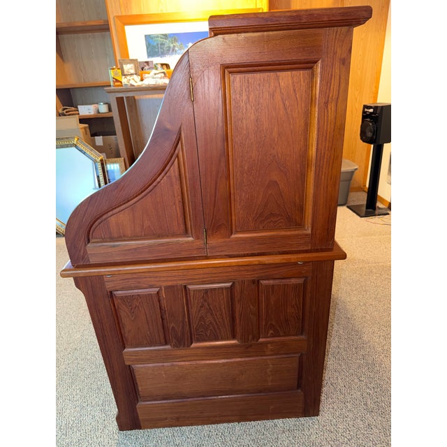 Vintage Postmaster Rolltop Desk For Sale - Image 14 of 18