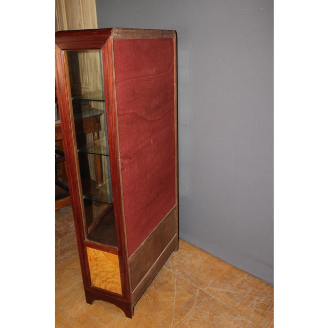 Art Deco Marquetry Display Case, 1925 For Sale - Image 13 of 14