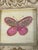 1970s Small Pink Lady Butterfly Original Paintings - Set of 2 For Sale - Image 4 of 5