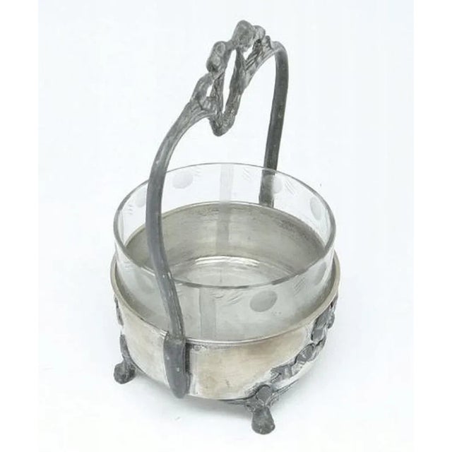 Art Nouveau Sugar Bowl, Poland, 1920s, in Good conditions. Designed 1890 to 1919